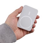 УЦЕНКА Внешний аккумулятор CRR-33, 5000 мАч, 5 W, с функцией MagSafe, Lightning, белый - Фото 6