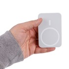 УЦЕНКА Внешний аккумулятор CRR-33, 5000 мАч, 5 W, с функцией MagSafe, Lightning, белый - Фото 7