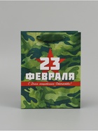 Набор подарочных ламинированных пакетов «Звезда», 10 шт, 18 × 23 × 10 см - фото 807137634