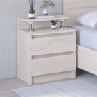 Тумба прикроватная «Клик Мебель. Зара», 450×400×600 мм, цвет крафт белый - Фото 3