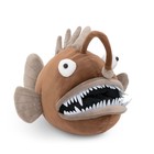 Мягкая игрушка «Рыба Удильщик», цвет коричневый, 35 см - фото 26591437