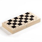 Шахматы гроссмейстерские, турнирные 43х43 см, фигуры пластик, король h-10 см, пешка h=4.5 см - Фото 6