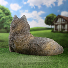 Садовая фигура из полистоуна «Волк лежит», 43×60×43 см - Фото 3