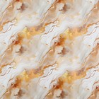 Бумага упаковочная глянцевая «Золотой мрамор», 50 х 70 см - Фото 2