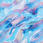 Бумага упаковочная глянцевая «Жидкий металл», 50 х 70 см (комплект 10 шт) - фото 23707050