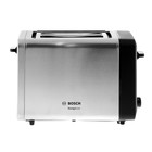 Тостер Bosch TAT4P420, 970 Вт, 6 режимов прожарки, 2 тоста, серебристо-чёрный - фото 9076310