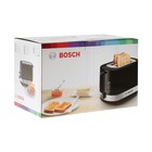 Тостер Bosch TAT7403, 800 Вт, 7 режимов прожарки, 2 тоста, чёрно-серебристый - фото 51531989 Тостер Bosch TAT7403, 800 Вт, 7 режимов прожарки, 2 тоста, чёрно-серебристый - фото 51531989