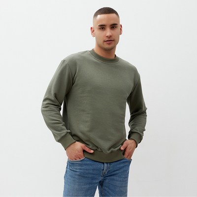 Джемпер мужской MINAKU: Basic line MAN, размер 44, хаки