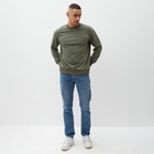 Джемпер мужской MINAKU: Basic line MAN, размер 48, хаки - Фото 5