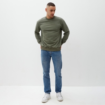 Джемпер мужской MINAKU: Basic line MAN, размер 50, хаки