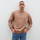 Джемпер мужской MINAKU: Basic line MAN, размер 50, бежевый - Фото 1