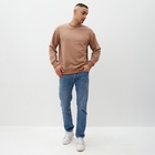 Джемпер мужской MINAKU: Basic line MAN, размер 52, бежевый - Фото 2