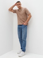 Футболка мужская MINAKU: Basic line MAN, размер 56, бежевая  (артикул 10102733)  большой выбор товаров оптом и в розницу по низким ценам с доставкой