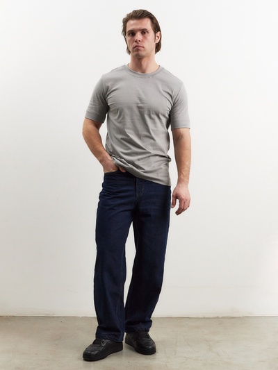 Футболка мужская MINAKU: Basic line MAN, размер 44, серая