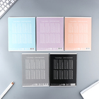 Тетрадь в клетку, 12 листов, А5, на скрепке, блок №2 «Цветная обложка» МИКС - Фото 11