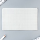 Тетрадь в клетку, 12 листов, А5, на скрепке, блок №2 «Цветная обложка» МИКС - Фото 4