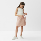 Юбка-шорты для девочки MINAKU, цвет пыльно-розовый, рост 122 см - Фото 3