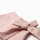Юбка-шорты для девочки MINAKU, цвет пыльно-розовый, рост 122 см - Фото 6