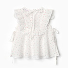 Блузка для девочки MINAKU, цвет белый, рост 122 см - Фото 10