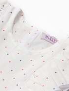 Блузка для девочки MINAKU: Cotton collection, белая, рост 122 см - Фото 8