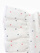 Блузка для девочки MINAKU: Cotton collection, белая, рост 122 см - Фото 9