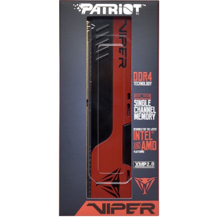 Память DDR4 32GB 3200MHz Patriot PVE2432G320C8 Viper Elite II RTL Gaming PC4-25600 CL18 DIM   102936 - фото 51545135