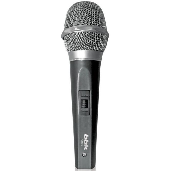 Микрофон проводной BBK CM124 3м серый - Фото 1