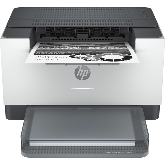 Принтер лазерный HP LaserJet M211dw (9YF83A) A4 Duplex Net WiFi белый - Фото 1