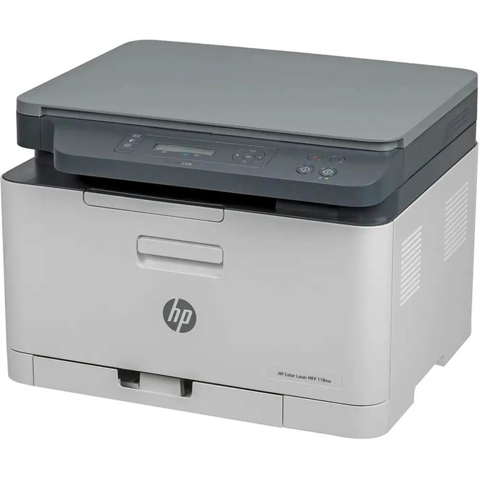 МФУ, лаз цветная печать HP Color 178nw, 600x600 dpi, 4/18 стр/мин(цв/чб),  А4, Wi-Fi, белый - фото 1899271273