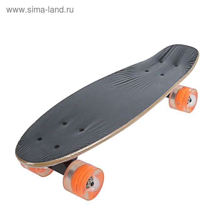 Скейтборд S711, PU d= 57*45 мм, алюминиевая рама, цвета микс - Фото 1