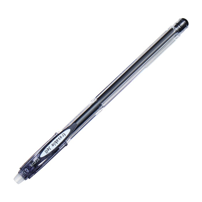 Ручка гелевая стираемая Crown "Erasable Jel", узел 0.5 мм, чернила черные
