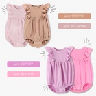 Боди с рюшей Крошка Я Linen , р. 62-68, коралловый 10324372