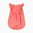 Боди с рюшей Крошка Я Linen , р. 68-74, коралловый - Фото 4