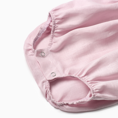 Боди для девочки с рюшей «Крошка Я» Linen, рост 74-80, сиреневое
