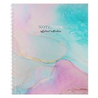 Тетрадь 48 листов в клетку на гребне, Liquid, обложка мелованный картон, УФ-лак, блок офсет, 4В МИКС (комплект 2 шт) - фото 24295871