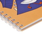 Тетрадь 48 листов в клетку на гребне Piterские коты, обложка мелованный картон, ВД-лак, блок офсет, 4В МИКС - фото 23740287