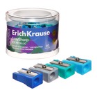 Точилка 1 отверстие ErichKrause "EasySharp" Ice Metallic, пластиковая, МИКС - фото 8543068