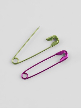 Булавки английские, 22 мм, 50 шт., разноцветные (комплект 20 шт)