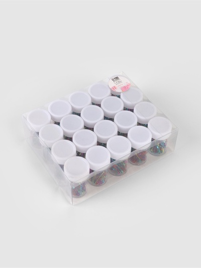 Булавки английские, 22 мм, 50 шт., разноцветные