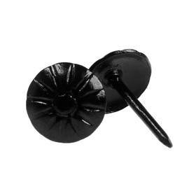 Гвозди ТУНДРА, декоративные, фактурные, 11х16 мм, черные, 100 шт