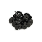 Гвозди ТУНДРА, декоративные, обивочные, 19×22 мм, черный, 200 шт. 9938789