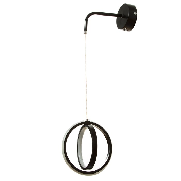 Бра «Ронда» LED 20 Вт 6000К черный 17×77 см - Фото 1