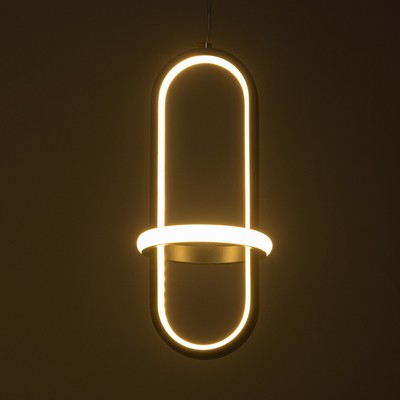 Бра «Лиора» LED 20 Вт 3000К черный 15×95 см