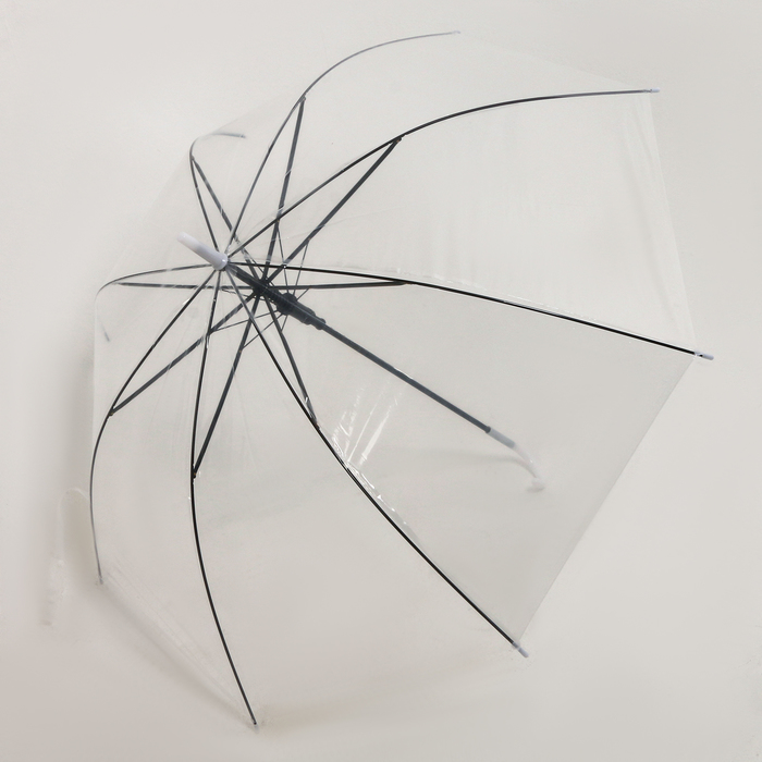 Зонт детский прозрачный с наклейками «Cмайлики», d=90см - фото 1906606366