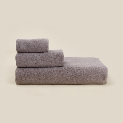 Полотенце махровое SL HOME: Basic «Софт Мист», 90×150 см, хлопок 100%, серое