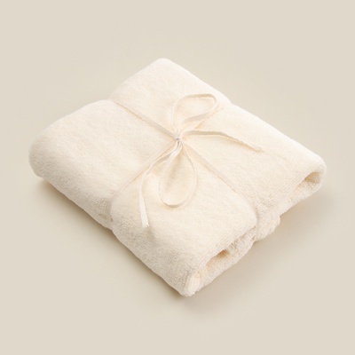 Полотенце махровое SL HOME: Basic «Айвори», 100×180 см, хлопок 100%, бежевое