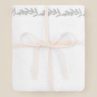 Полотенце махровое SL HOME: Floral «Блан де Блан» 30×60 см, хлопок 100%, белое - Фото 8