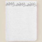 Полотенце махровое SL HOME: Floral «Блан де Блан» 100×180 см, хлопок 100%, белое - Фото 7