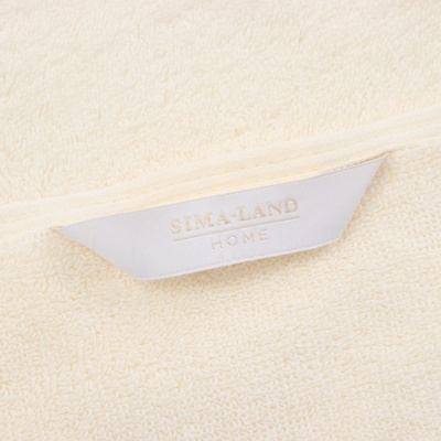 Полотенце махровое SL HOME: Floral "Айвори" 100х180 см, 100% хлопок, 550 г/м2