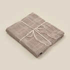 Полотенце вафельное SL HOME: Chess «Саббиа», 90×150 см, хлопок 100%, коричневое - Фото 11